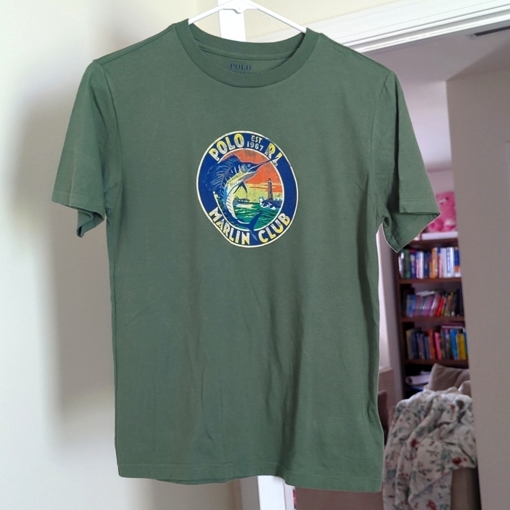 Polo Ralph Lauren marlin club green t-shirts.